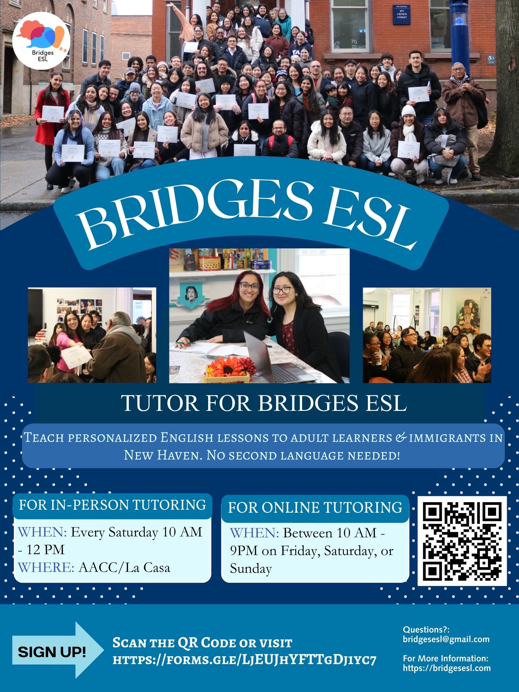 In-Person Students Registration Flyer